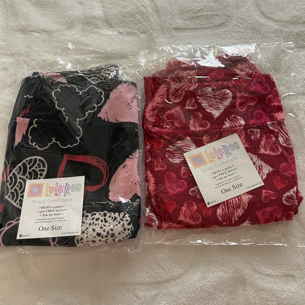 NWT Lot 2 Lularoe Leggings OS